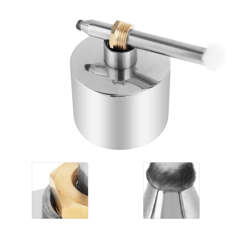 200ml 304 Stainless Steel Thickened Alcohol Burner Biology Chemistry Dental