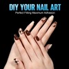 TOMICCA Coffin Shaped Short Nail Tips - 192PCS Half Matte