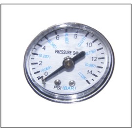 (Part NEW) 3740-0049-00 Air Pressure Gauge Dyna Glo Dura Heat Thermoheat Heaters + all part numbers/models in description