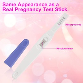 2pcs Fake Pregnant Test for Prank, Always Turn Positive Pregnancy Test Stick Early Result Realistically Fake Positive Pregnancy for Prank Joke Only for Mischief Purpose