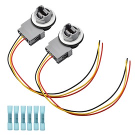 2 Set Turn Signal Light Bulb Socket Angle Connector Wiring Pigtail Harness Kit 2U5Z-13411-DA Compatible with 2009-2014 Ford F150, 2008-2009 2017-2024 F250/F350 Super Duty, 2008-2014 Ford E150 E250