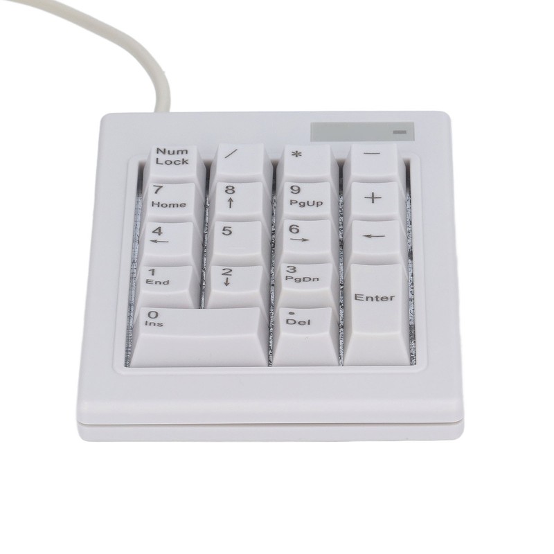 Mechanical Numpad 18 Keys Linear Action Switch USB Port Splashproof