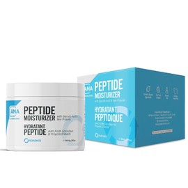 All Natural Advice Hidratante peptídico para cara, crema facial rejuvenecedora con péptidos que apoyan el colágeno, ácido hialurónico, conservas de jalea real y botánicos orgánicos (4 onzas líquidas)