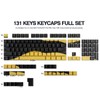 Hyekic Custom Keycaps 131 Keys PBT Keycaps, Cherry Profile Keycaps
