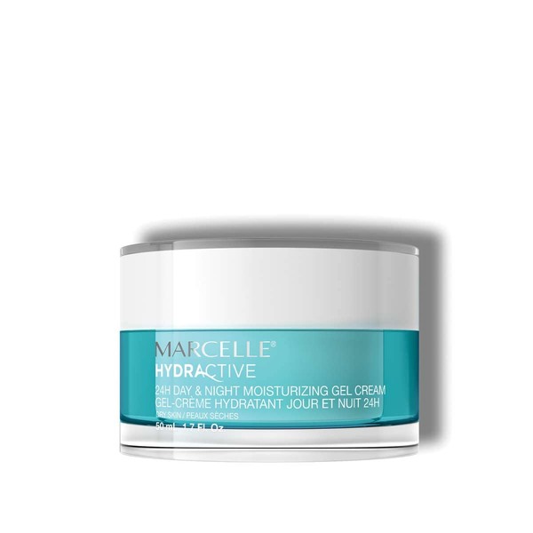 Marcelle Hydractive 24H Day & Night Moisturizing Gel Cream - Dry Skin, 50 Milliliters