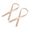2Pcs Leather Bag Handles 25.6in Long 0.7in Wide Synthetic Leather