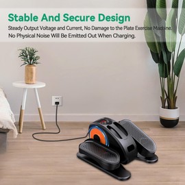 FITE ON AC Power Cord Compatible with YOSUDA Under Desk Ellipticals Electric, 6ft/1.8m Power Cord for Ellipse Leg Exerciser