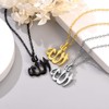 Prosteel Womens Gold Allah Necklace Arabic Pendant For Men Muslim