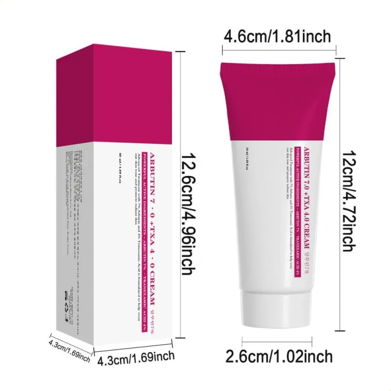 Crema Facial Con Arbutina Al 7% Y Niacinamida, Aclara