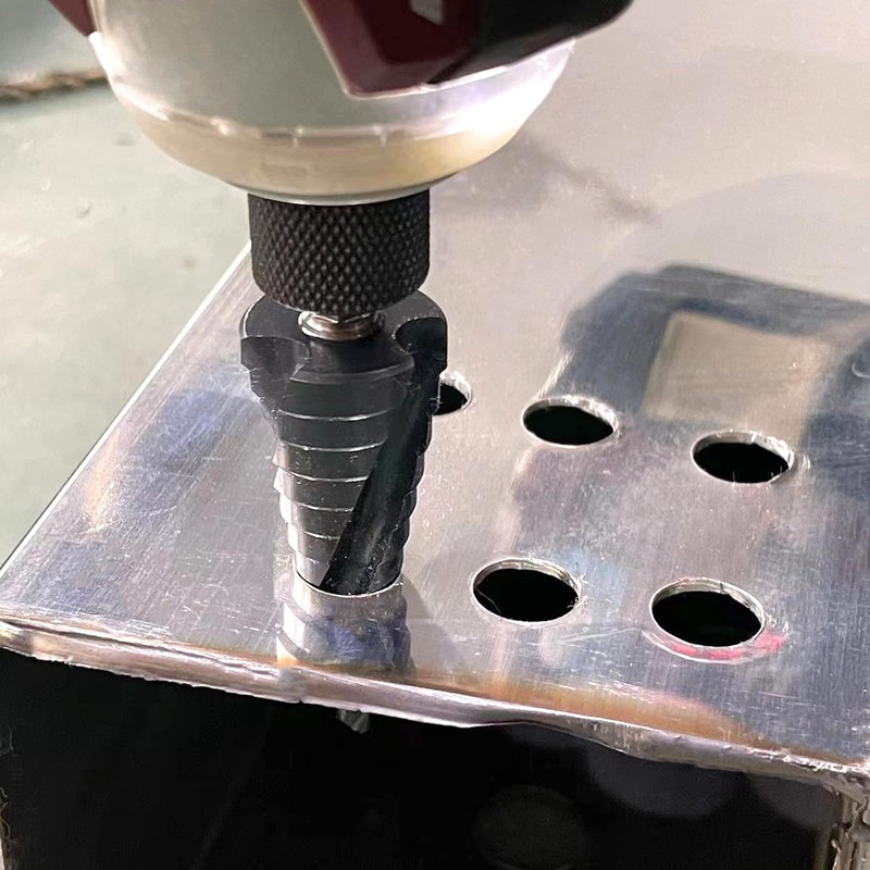 Invincible Triple Blade Step Drill, Hexagonal Drill Bit, Ultra High