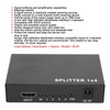 High Definition Multimedia Interface Splitter 3D 1080P 1‑in‑4‑out Amplifier