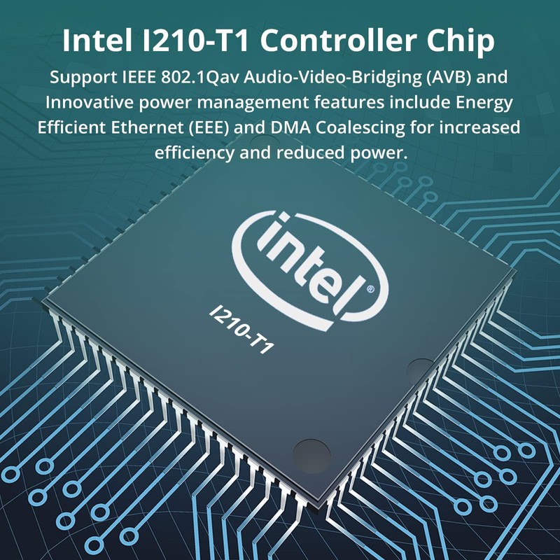 Gigabit Network Card-Intel I210 Chip 1Gb Converged Network Adapter Card(NIC)