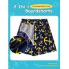NATUST Boys' Printed Swimming Shorts with Mesh Lining Beach Shorts,