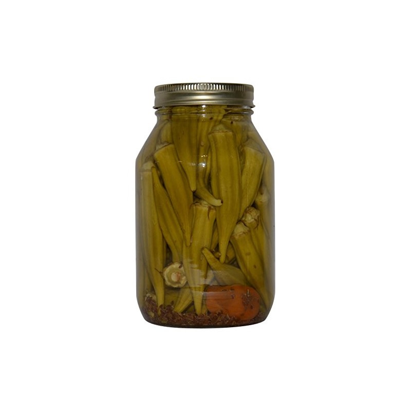 Texas Hill Country Pickled Habanero Dill Okra 32 oz