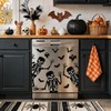 Halloween Dishwasher Magnets Dancing Skeleton Ghost Bat Decor