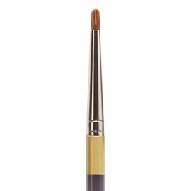 KINGART Premium Original Gold 9272-XS Dome Round Blender Artist Brush, Natural/Synthetic Hair, Short Acrylic Handle, for Acrylic and Oil Painting, Size XS (Extra Small)