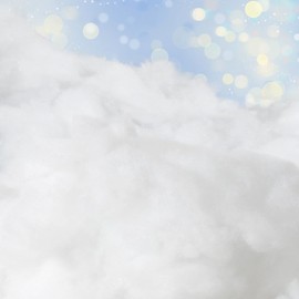 14oz Christmas Fake Snow Décor, Christmas Village Tree Winter Wonderland Decorations- Multi-Use Cotton-Like Artificial Snow/Fake Cloud for Indoor Snow Décor, Miniature Scene Craft DIY, White Xmas