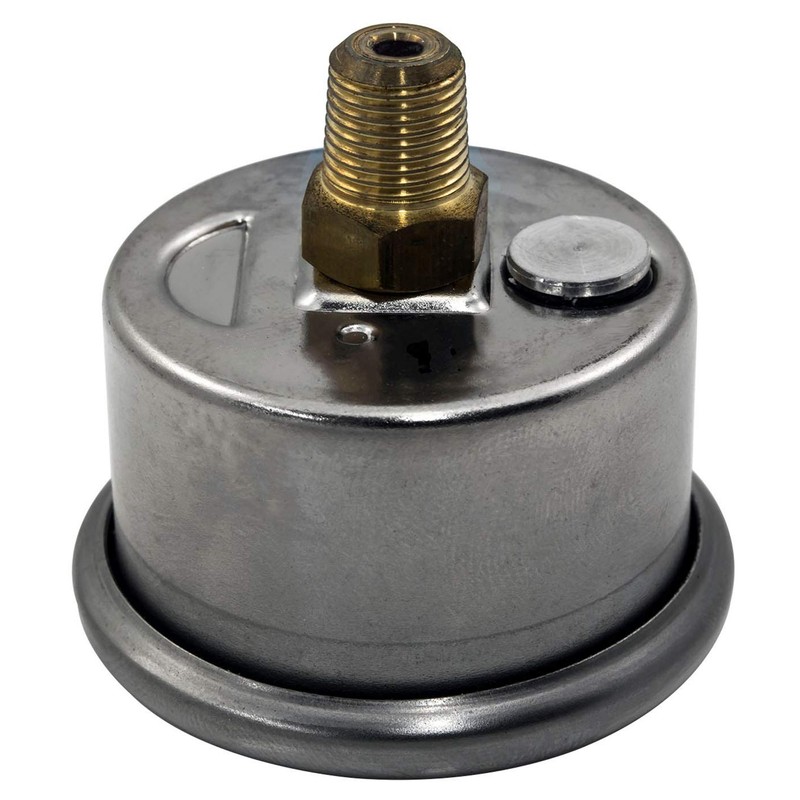 VMS RACING 0-100 PSI Liquid Filled Fuel Pressure Gauge with