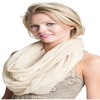 Cream Mobius Infinity Scarf Snood Cowl Tube Round Moebius Shawl