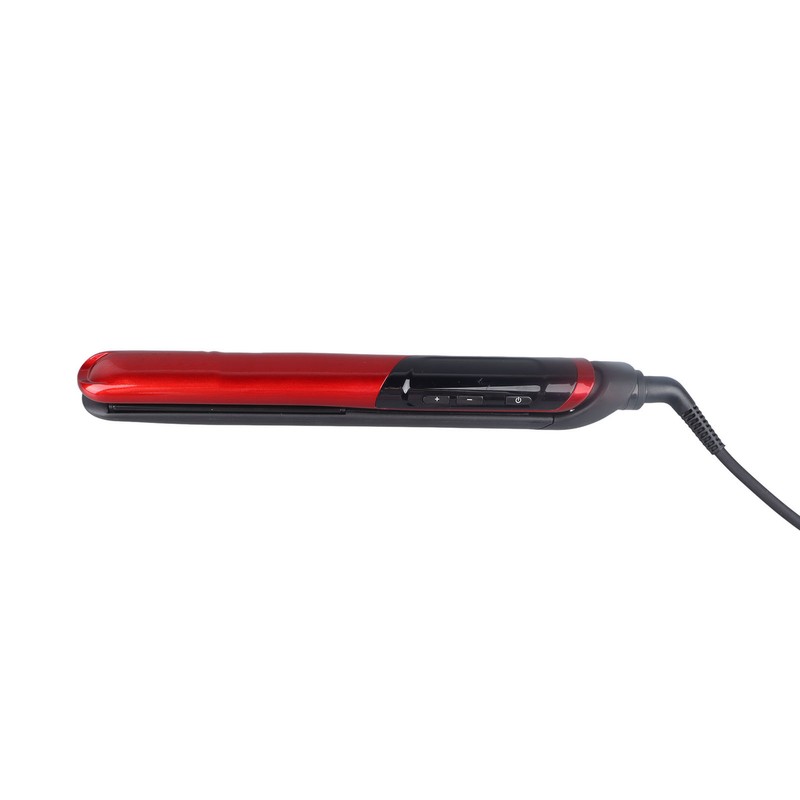 Hair Straightener Ceramic Digital Temperature Display Hair Curling Straightener Iron