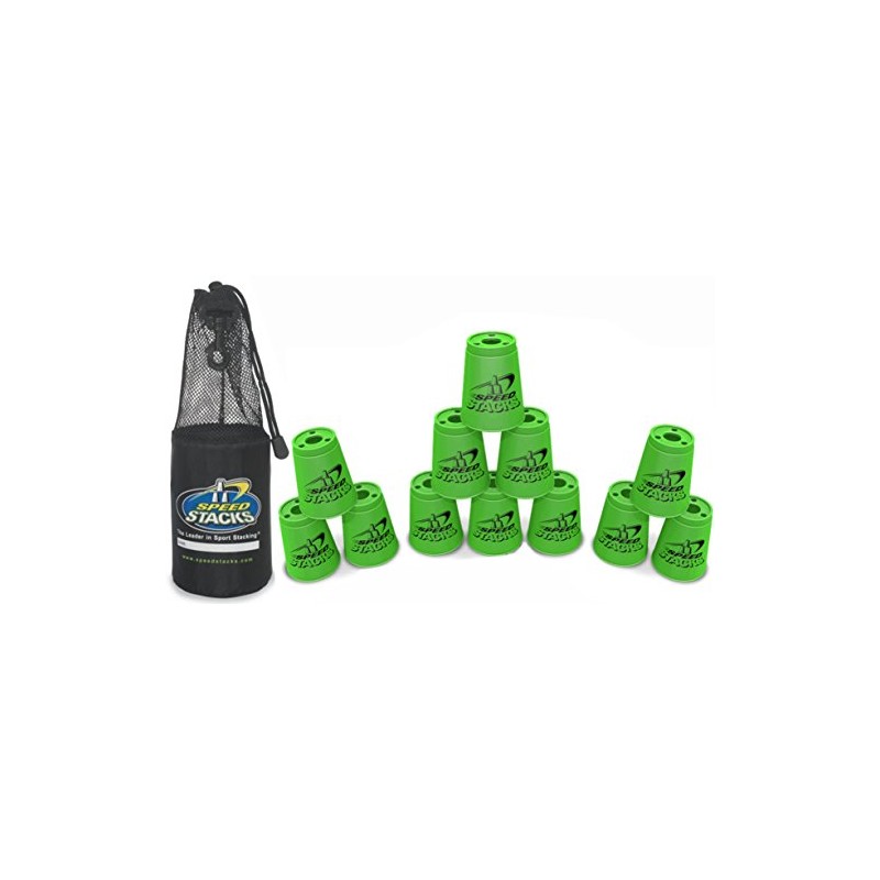 Speed Stacks Set of 12 Competition 4" Neon Green Cups