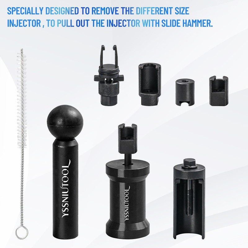 Fuel Injector Removal Puller Kit Injector Seal Install Tool Compatible