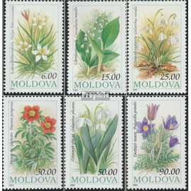 Moldawien 81-86 (complete.issue.) unmounted mint/never hinged ** MNH 1993 Flowers (Stamps for collectors) plants/mushrooms