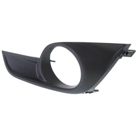 DAT AUTO PARTS Front Left Driver Side Bumper Fog Light Cover Lamp Hole Bezel Molding Grille Insert Trim Replacement for 2013-2015 Nissan Altima Sedan Black Textured Plastic NI1038115 622573TA0B