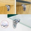 10Pcs Mounting Brace Fixing Glass Shelf Bracket Pegs Supports with