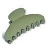 Plastic acrylic Hair Claw crab claw clip green colour 9cm