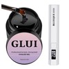 GLUI Nail Glue, 15g Solid Nail Glue Kit, Solid Nail