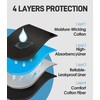 YESWEL Incontinence Underwear Long Leg For Men, 100ML Absorbent Cotton