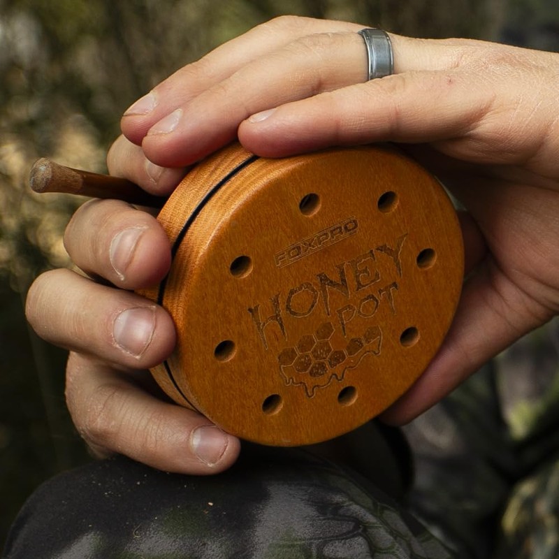 FOXPRO Honey Pot Slate Call for Turkey Hunting Honey Locust