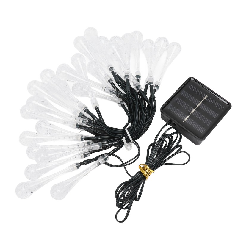 Solar String Lights IP65 Waterproof 2 Light Modes Outdoor String