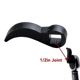 Pry Bar Wrench Adaptor Head, 1/2 inch Drive Crowbar Adapter Head Tools, Heavy Duty Cr V Steel Crowbar for Tight Spaces, Half Shaft Removal Repairing Tools