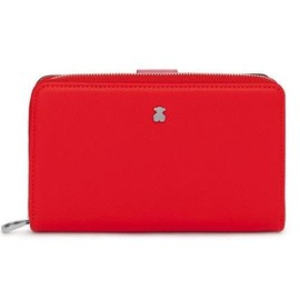TOUS Ladies M New Dubai Saf Tri Red Travel Accessory Wallet, 11.5 x 18.5 x 3.5 cm, Tri-Red