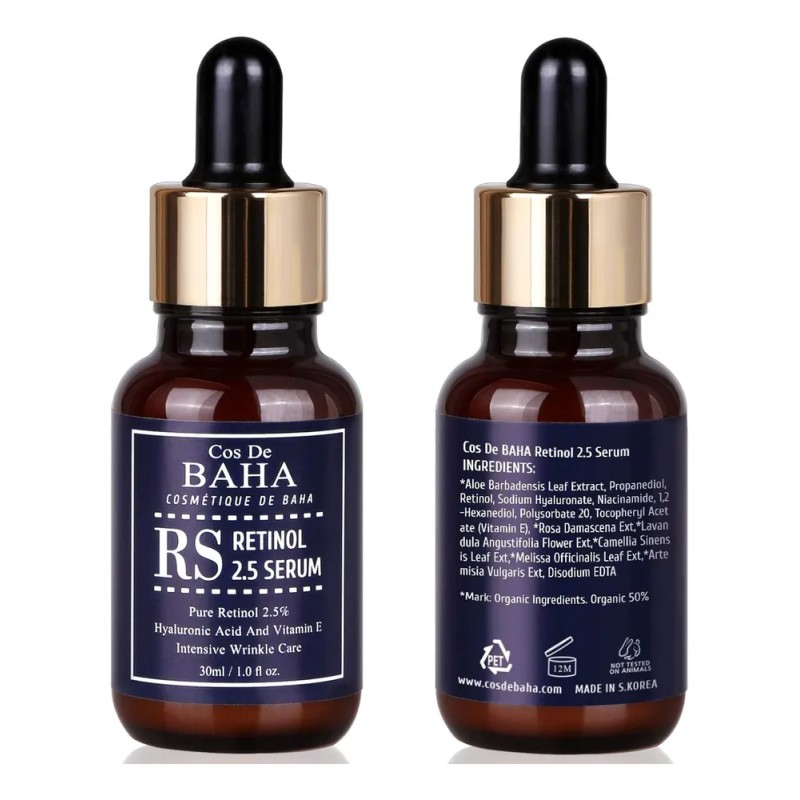 Serum Retinol 2.5 Con Vitamina E Cos De Baha 30ml