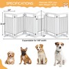 Yaheetech 148-inch Extra Wide Pet Gate for Dogs 34-inch Tall