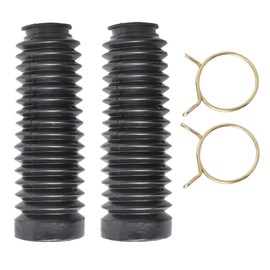munirater A Pair Front Fork Shock Boots Replacement for Honda ATC Big Red 250ES 1985-1987 Black