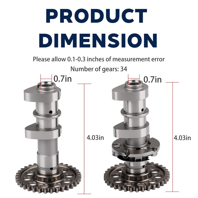 Intake & Exhaust Timing Camshaft for Suzuki QuadSport 400 Z