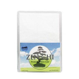 ZEN CHI Buckwheat Pillow Case 100% 400 Thread Count Premium Pillow Case - Fits All Personal/Japanese Sized Pillows (14" X 20")