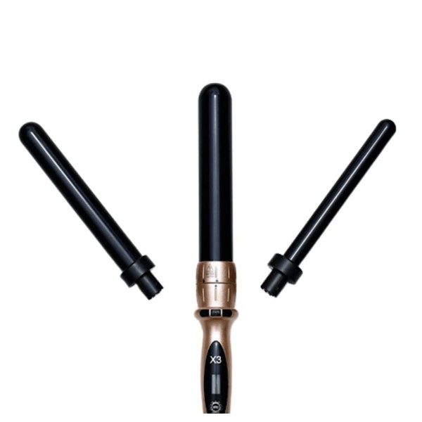 H2D Rose Gold X3 Professional Curling Wand