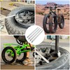 GOYADA 4pcs Tyre Levers 30cm Tyre Levers Scooter Manual Manganese