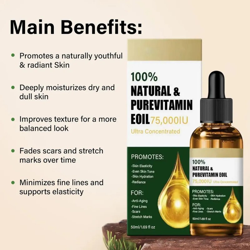 Aceite De Vitamina E Para Rostro Cicatrices Y Cuidado Facial