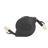 Retractable Cat7 Cable, High Speed, RJ45 Compatible, 600MHz Bandwidth, 10Gbps