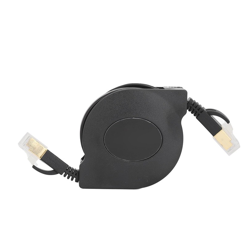 Retractable Cat7 Cable, High Speed, RJ45 Compatible, 600MHz Bandwidth, 10Gbps