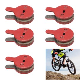 Pack of 10 Bicycle Disc Brake Pads, Bicycle Brake Pads for BB5 M446, Mechanical Disc Brake, Semi Metal Resin Brake Pads for Mountain Bike, Ebike, Escooter Electric Bicycle Disc Brake Pads