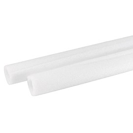 sourcing map Foam Tube Sponge Protective Sleeve Heat Preservation 1000mm/3.28ft Length 22mm(0.86 Inch) ID for Pipe Insulation, Pack of 2
