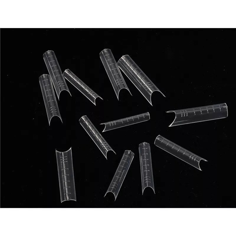 Nail 100 Tips Dual Form System Polygel Acrygel Forma A