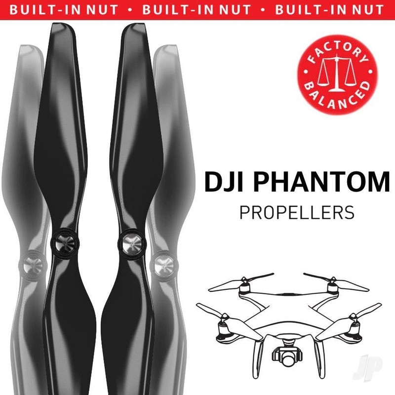 Master Airscrew Upgrade Propellers for DJI Phantom 1-3 with Built-in